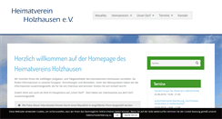 Desktop Screenshot of heimatvereinholzhausen.de
